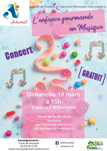 L’enfance gourmande en musique à Achicourt