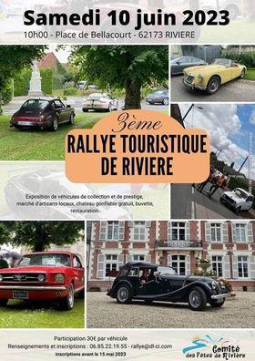 Le 3ème rallye touristique à Rivière 