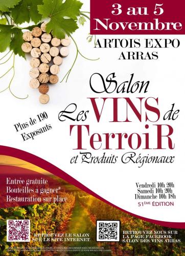 Le 51ème salon vins de terroir et produits régionaux à Artois Expo
