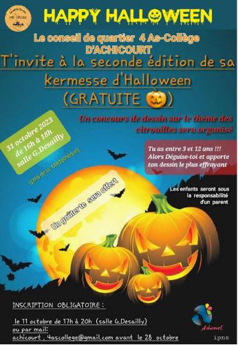 La kermesse d’halloween à Achicourt