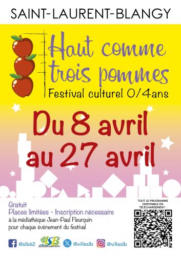 Le 2ème Festival culturel « Haut comme trois pommes » à Saint Laurent Blangy