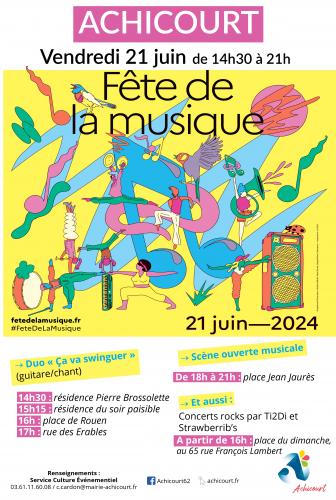 La fête de la musique à Achicourt