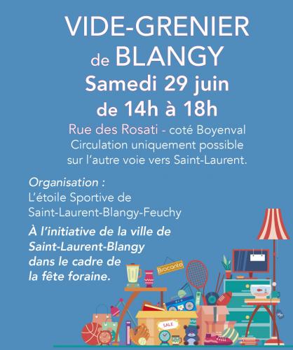 Le vide grenier de Blangy et la fête foraine