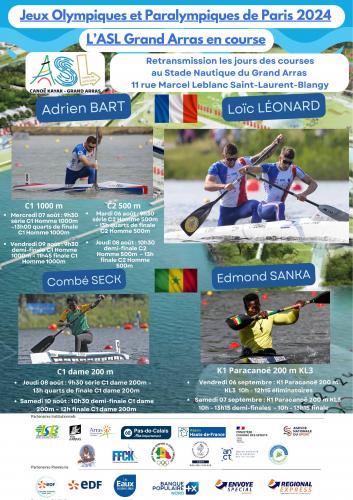 L’ASL Canoé Kayak du Grand Arras est en course aux JO
