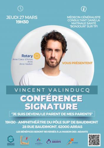 Une conférence avec le médecin Vincent Valinducq