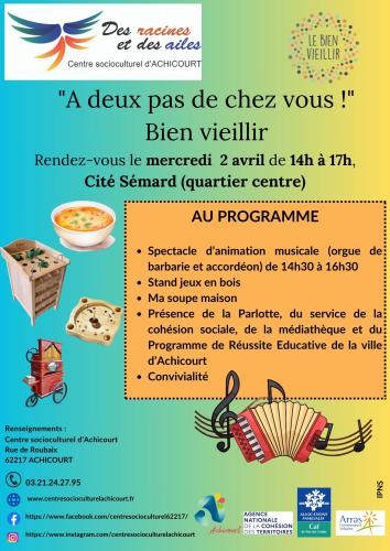 Un après midi pour bien vieillir à Achicourt