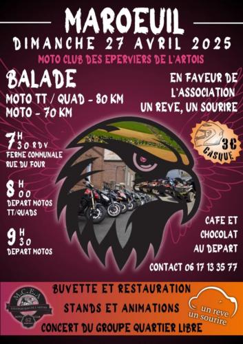 La 14ème balade du Moto Club des Eperviers de l'Artois