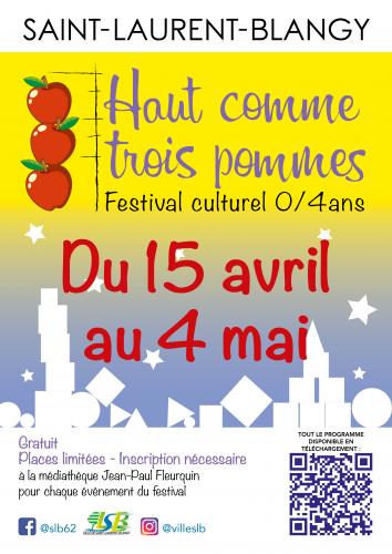 Le 3ème festival culturel haut comme trois pommes 