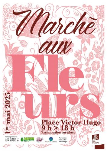 Le traditionnel marché aux fleurs à Arras