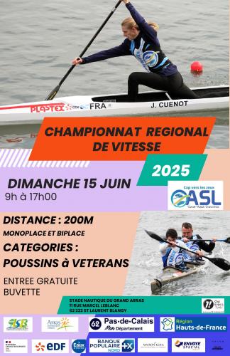 L'ASL canoé kayak accueille les championnats des Hauts de France de sprint 