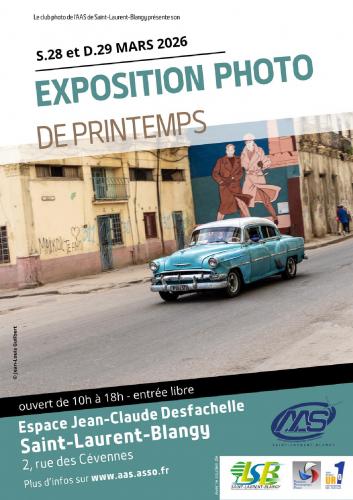 L'expo photos de printemps de l'AAS à Saint Laurent Blangy