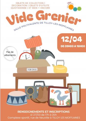 Un vide grenier à Tilloy les Mofflaines