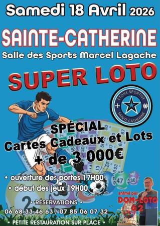 Le super loto de l’étoile sportive de Sainte Catherine 