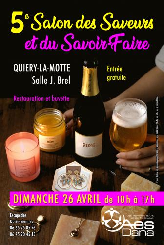 Le salon des saveurs et du savoir-faire à Quiéry-la-Motte  