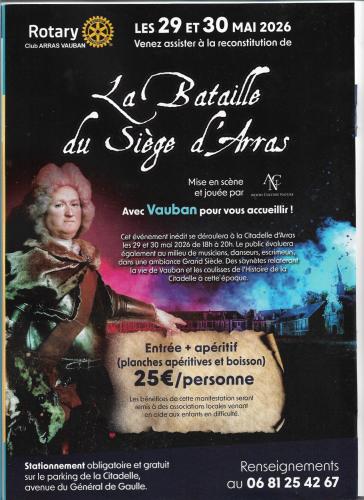 Une soirée d'exception avec le Rotary Club Arras Vauban 