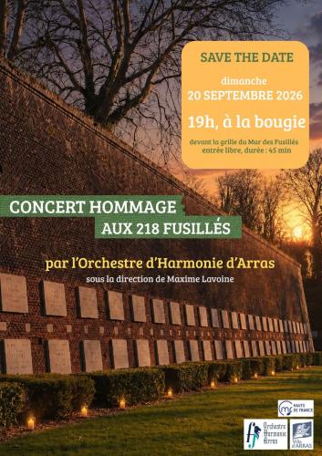 Un concert à la bougie au Mur des Fusillés
