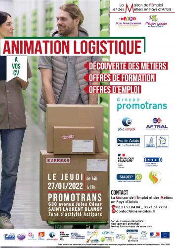 Une animation logistique avec la Maison de l'emploi et des métiers