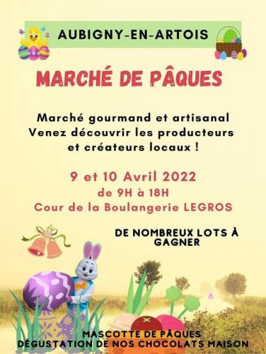 Un marché de Pâques à Aubigny en Artois