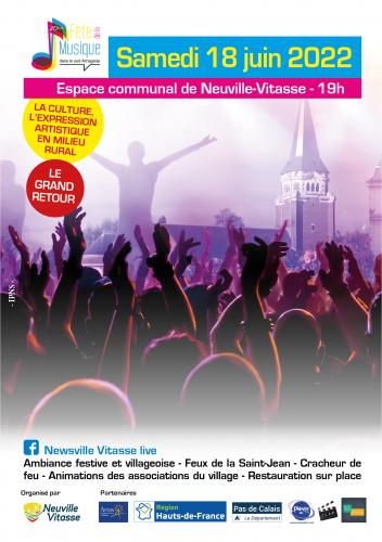 Le retour de la fête de la musique à Neuville Vitasse