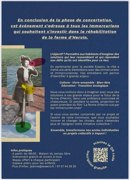 Saint Laurent blangy organise une soirée pour le projet de la Ferme d'Hervin.