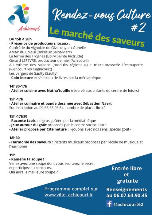 Un marché des saveurs à Achicourt