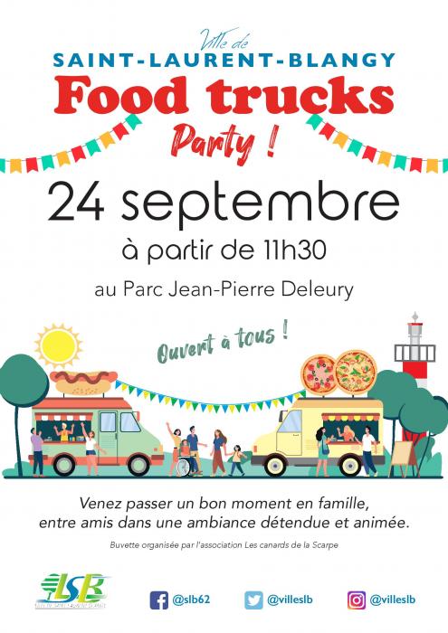 Les Foulées Immercuriennes et un food trucks party à Saint Laurent Blangy
