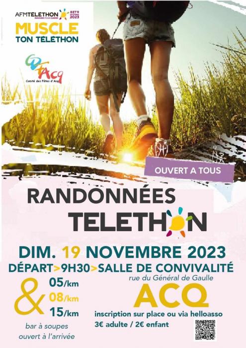 Le comité des fêtes d'Acq lance son Téléthon ce week end