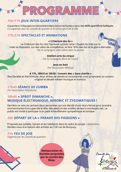Le 14 juillet à Achicourt 