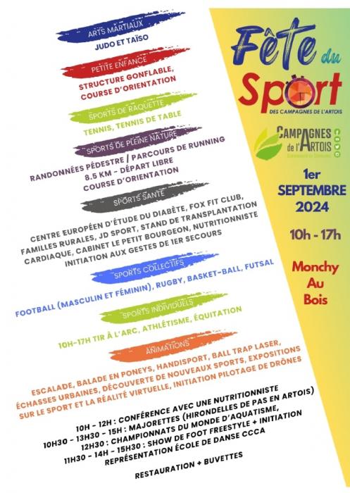 La fête du sport à Monchy au Bois 
