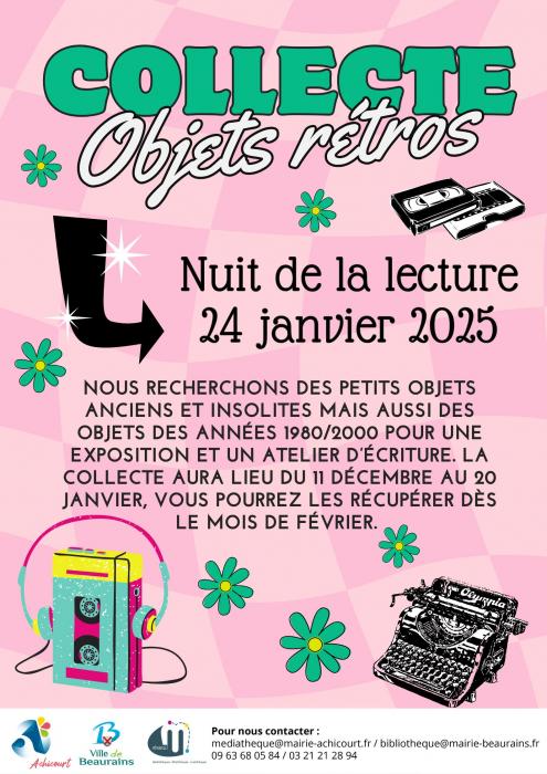 La nuit de la lecture à la médiathèque d’Achicourt-Beaurains