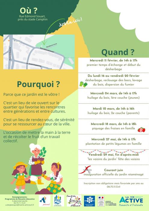 Viens on sème à Achicourt