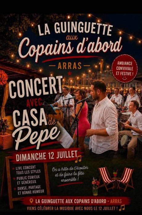 La Guinguette Aux Copains d’Abord le week end prochain